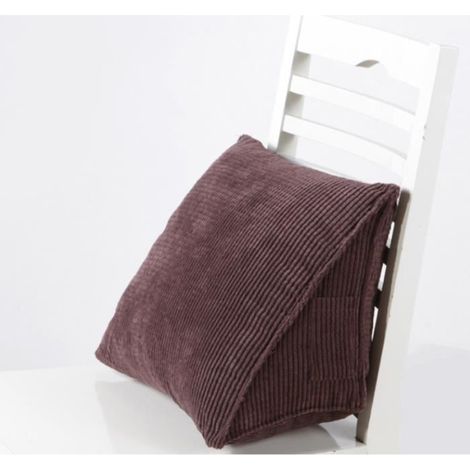 Coussins Lombaires, Multifonction Coussin de Lecture Triangulaire pour Protection du Cou 403620cm (1/4)