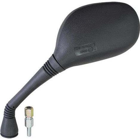 Espejo Emgo 2025/02 para Yamaha XC 125 '05-'12, izquierdo (OEM: 5ML-F6280-00/10/11/12), negro (modelo original) (homologación).