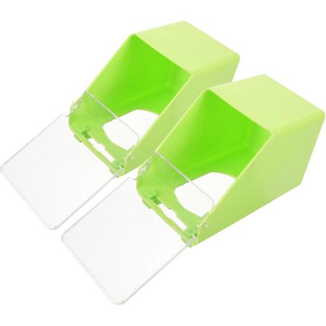 Hanging Feeder Set of 2 for Pigeons and Birds, Plastic, Easy to Clean, Large Capacity for Outdoor Cages (1/5)