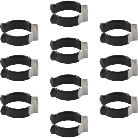 Pince à ressort 28mm inox base étroite, pour tuyau et garage (1/5)