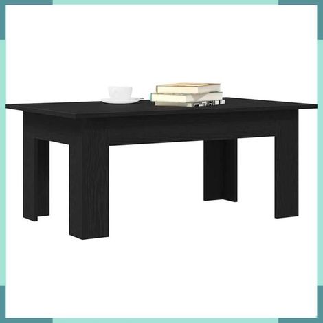 Table basse - 862466 - Chêne noir - Bois d'ingénierie - 100 x 60 x 42 cm (1/5)