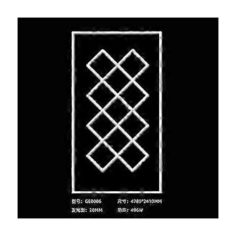 Fournitures de detailing automobile haut de gamme d'usine pour l'entretien des voitures, salle de lavage et atelier, éclairage LED nid d'abeille (GE8006) (1/5)
