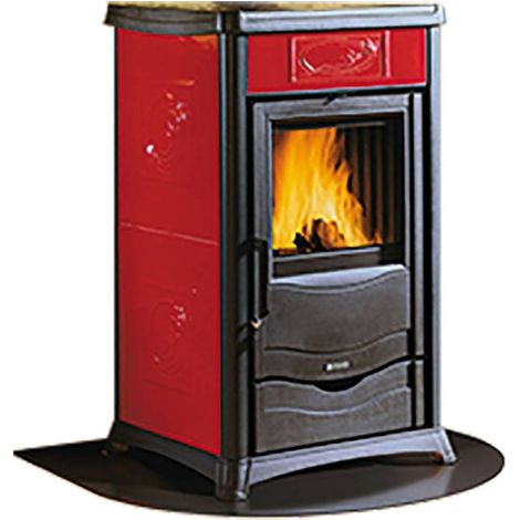 STUFA A LEGNA 'ROSSELLA PLUS' 8 kW - colore pietra naturale