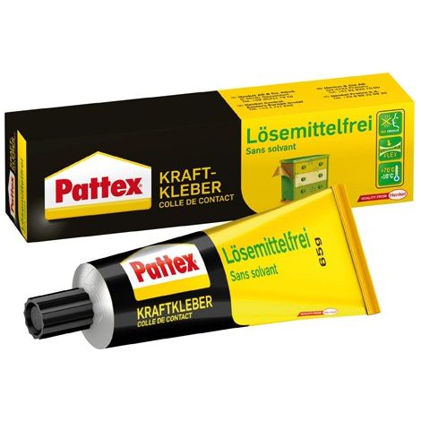 Pattex cola de contacto transparente tubo 65 g adherencia rápida
