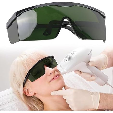Lunettes laser épilation, HPL/IPL lunettes de protection de travail 200 nm-2000 nm Lunettes de sécurité, lunettes de protection avec style (1/5)