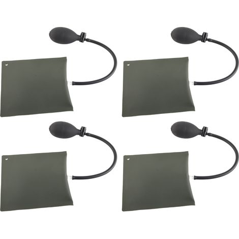 4 pièces Coussin d'Air Épais pour Installation Portes Fenêtres, Pompe à Air Shim, Outil d'Alignement et Cales