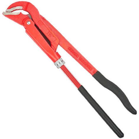 Forehill – Pince multiprise 1 pouce 45° – Acier au chrome vanadium – Dents durcies – Revêtement époxy noire et huile antirouille (1/4)