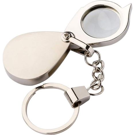 loupe Porte-cls 15x Poche Loupe De Poche Petite Loupe Main Pliante Pour Lire Les Pices Passe-temps Voyage (1/5)