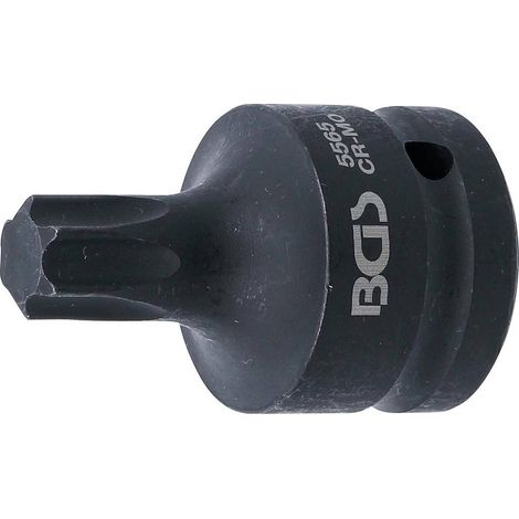 Douille à Embouts de Puissance 60 mm - 20 mm (3/4), Profil Torx T65 - Précision et Robustesse - D-Work