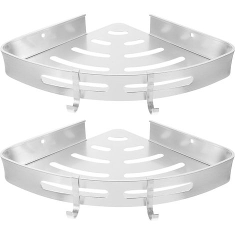 Shower Shelf No Drilling Required Double Layer Bright (1/5)