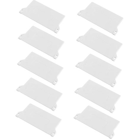 de Lestage pour Store Vertical Lot de 10 Blanc Plaque de (1/5)