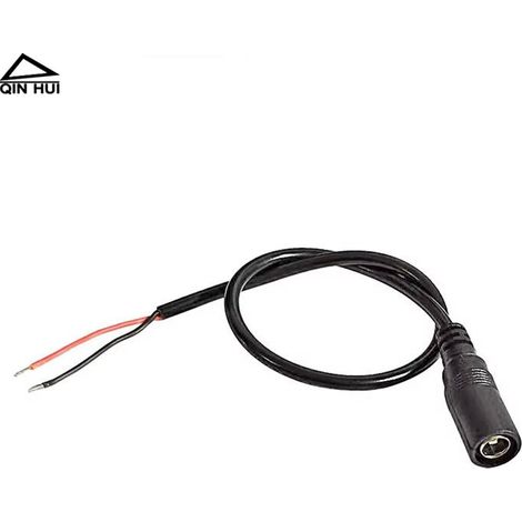 2.1 Netzkabel, Hochstromausführung 4A, reiner Kupferdraht mit Frostschutzpulver, weiblicher Stecker, 30 cm lang. (1/4)