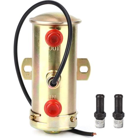 12V Electric Copper Fuel Pump, Anti-Siphon Valve (1/5)