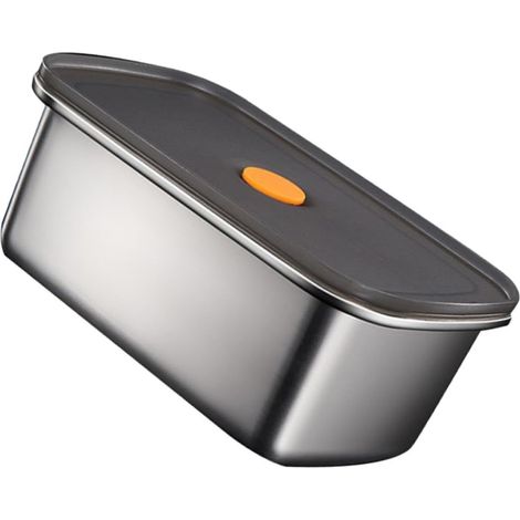 Boîte de conservation sous vide en acier inoxydable léger et