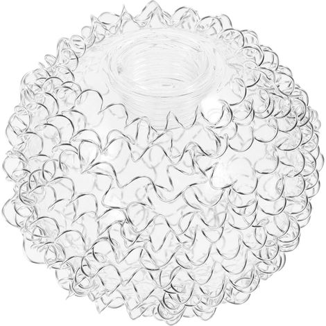 Abat-Jour Globe Verre Remplacement G9, Boule Transparente 15 cm, Lustre, Suspension, Lampadaire Applique Murale, Accessoire Luminaire Moderne (1/5)