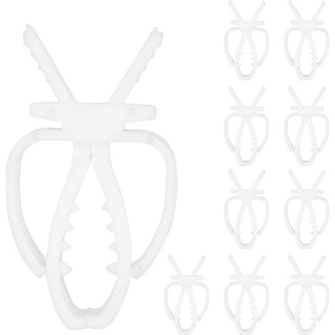 Lot de 10 pinces à fruits et légumes pour perroquets - Pince de fixation multifonctionnelle pour oiseaux - Pince à nourrir (1/5)
