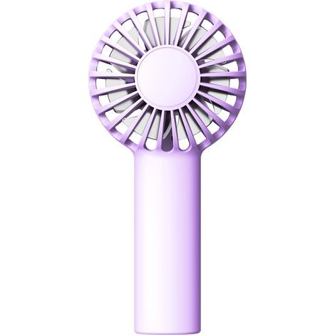 Ventilateur portable sans fil rechargeable par USB, idéal pour le camping, la randonnée et les pique-niques d'été. (1/5)