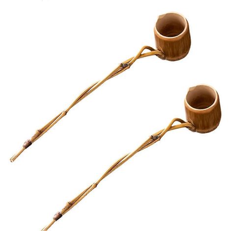 Chinesische Retro-Wasserschöpfschaufel, Weinschöpfschaufel für Rosinenwein, Schöpfkelle mit langem Griff, B--