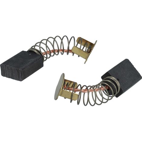 vhbw 2x spazzola carbone 6,4 x 12,5 x 20mm sostituisce Fein 30711097001, 4014586025179 per trapano, smerigliatrice + molla