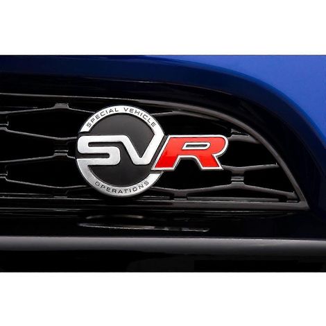 Insigne de calandre avant Range Rover SVR en métal - Kit de fixation inclus