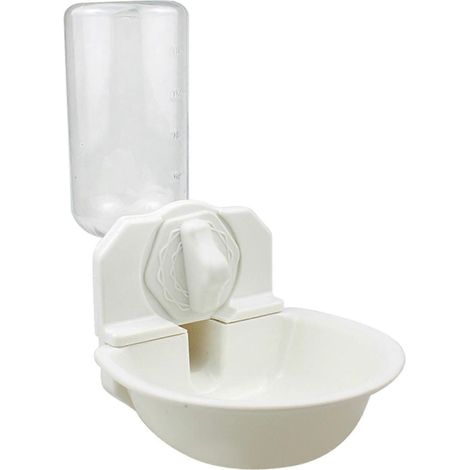 Rabbit Wasserflasche 8,5oz 17oz Automatischer Hänge-Auslaufschutzspender Weiß L