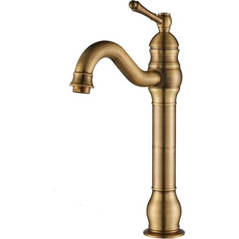 Robinet de Lavabo Retro - - Rotation à 360° - Mitigeur - Salle de Bain (1/4)