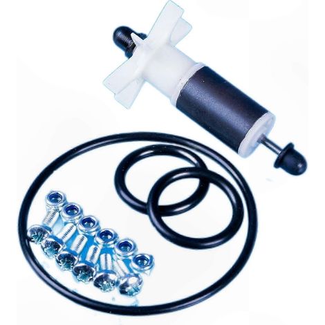 Kit de joints pour pompe de spa avec turbine, 3 joints toriques et arbre en acier inoxydable pour jets de spa (1/5)