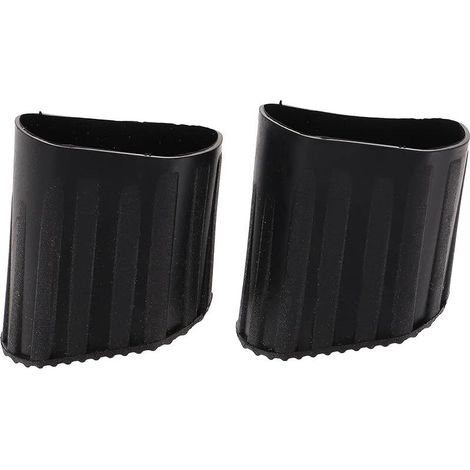 Lot de 4 Patins Antidérapants en Caoutchouc pour Échelle Télescopique et Échelle à Chevrons, Protection du Sol, Facile à Installer, Couvre-pieds Noirs (1/5)