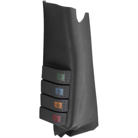 DEESSE SHOP-Panneau de Commutateur de Pilier A, Commutateurs Combinés de Panneau de Commutateur de Pilier A avec 4 LED Adaptés pour 2007-2017 (1/5)