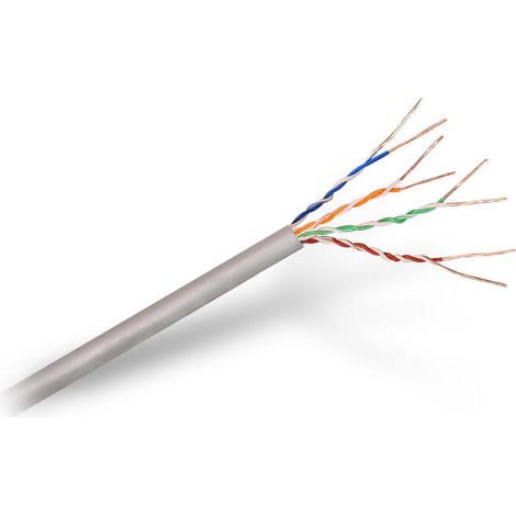 Bobina de Cable RJ45 UTP Aisens A133-0208 Cat.5e/ 100m/ Gris (1/2)