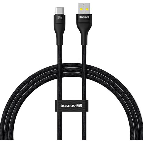 Flash 2 USB-A - USB-C 100W 1m robustes Kabel - Schwarz (1/5)