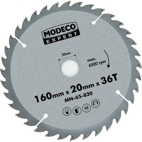 Scie électrique portative Modeco expert 170mm 36 dents carbure (1/3)