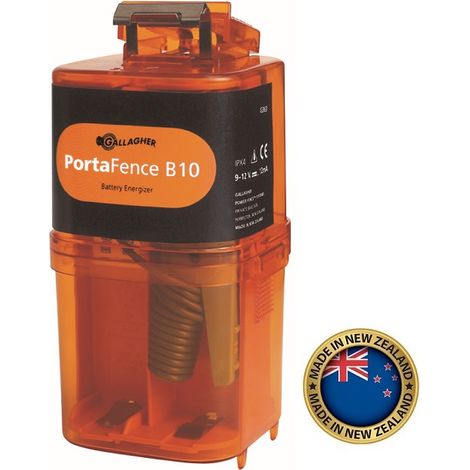Elettrificatore a Batteria GALLAGHER BA10 9V/0,1 J per Giardino o Piccolo Pascolo (1/3)