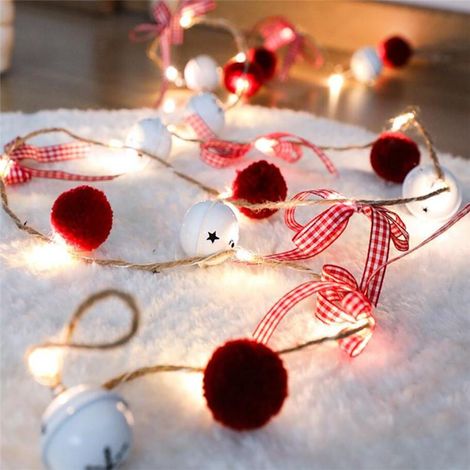 LED-Weihnachtsbeleuchtung, Tannenzapfen-Lichterkette aus Kupferdraht für Gärten, Terrassen und Rasenflächen (1/5)