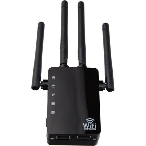 WLAN-Signalverstärker mit 1200 m Reichweite, Dualband-Verstärker (5,8 GHz)/Hochleistungs-Access-Point-Router (AP-Router)