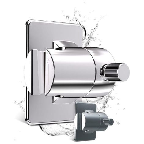 Support de pommeau de douche sans perçage I Maintien extra fort I Support de douche sans perçage Support de douche sans perçage Support de pommeau de douche sans perçage Support de douche à main sans (1/4)