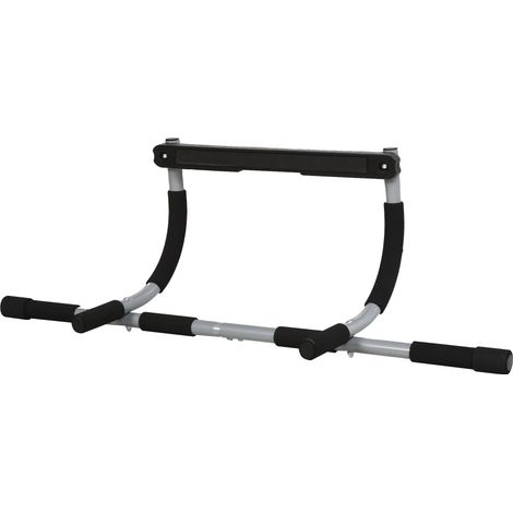 Barre de traction, réglable, robuste, Noir (1/2)