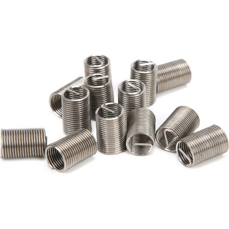 50 inserts filetés pour filetage, douilles de protection, réparation de trous de vis M8x1x3D (1/5)