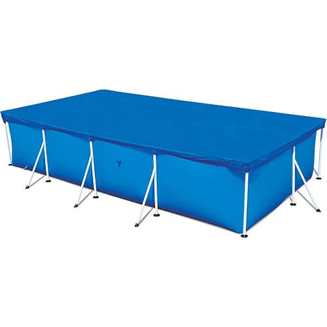 Bâche Protection pour Piscine Rectangulaire Tubulaire,Bâche De Protection pour Piscines Tubulaire Rectangulaire,Housse Anti-Pluie,300cm x 200cm (1/5)