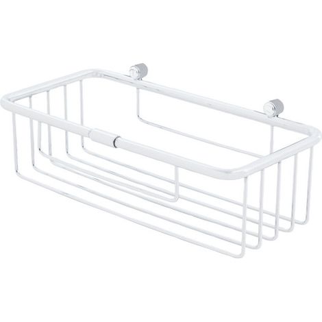 Panier de douche rectangulaire 25228 cm blanc - CRISTINA ONDYNA SHD1524