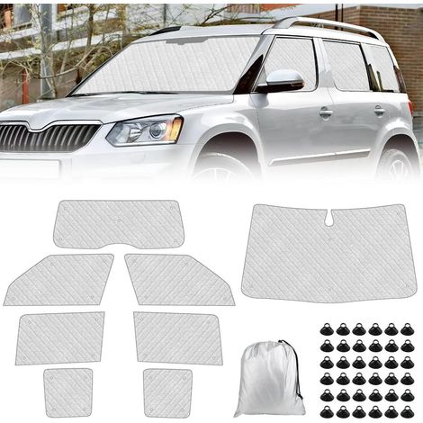 Thermomatte Fahrerhaus 8-teilig für Skoda Yeti 5L (2009-2017) Sonnenschutz & Isolierung (1/5)