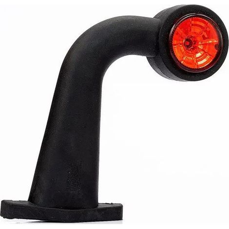 PAck de 2 feux de gabarit LED 12 24V Rouge Blanc - BRAS COURBE LONG