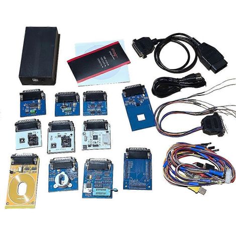 IPROG+ Full V89 mit allen Adaptern IPROG+ V87 Steuergeräte-Schlüsselprogrammiergerät unterstützt EEPROM, Wegfahrsperre, Kilometerzähler, Radio und Armaturenbrett (1/5)