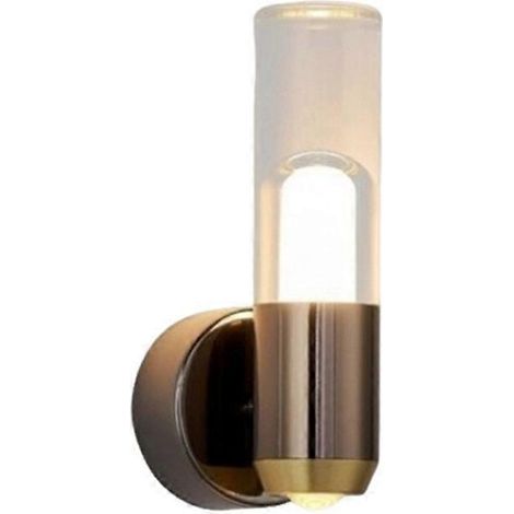 Moderne und elegante Wandleuchten aus goldfarbenem Acryl mit LED-Beleuchtung im nordeuropäischen Stil, für Flur oder Durchgang. (1/5)