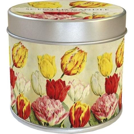 Vela perfumada con aroma a tulipanes - el aroma de los tulipanes