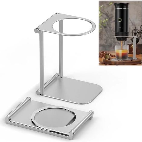 Plateau ou support portable pour infusion de café, 6,5 cm, pliable, idéal pour les cafetières, les filtres, le camping, la cuisine ou le bureau.-AquaForge (1/5)