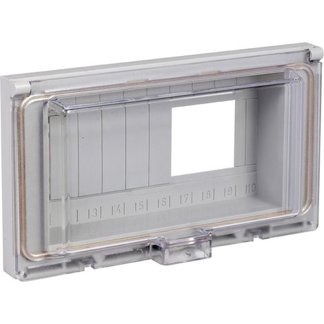 Prisma fenêtre à volet IP55 montage à travers porte 10 modules SCHNEIDER 14210 (1/2)