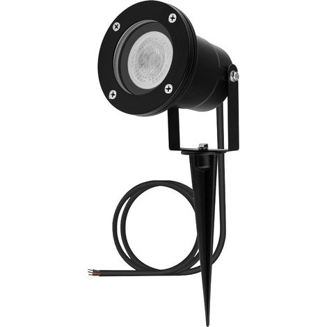 Lampada da giardino a LED GU10 IP65 impermeabile nera con cavo da 1 m HORTI LUMILED (1/5)