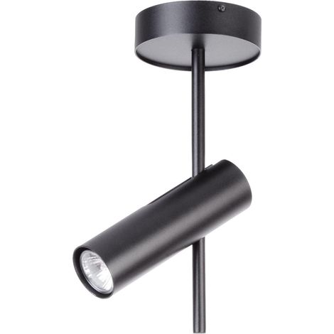 Faretto LEDA Sigma nero orientabile 1xGU10 soffitto/parete