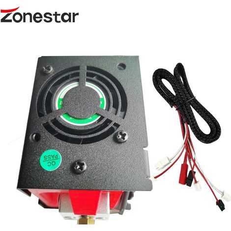 Zonestar HE424V 3D-Druckkopf für Z9 3D-Drucker (ältere Version) mit Verlängerungskabel, unterstützt 1-4 Coils
